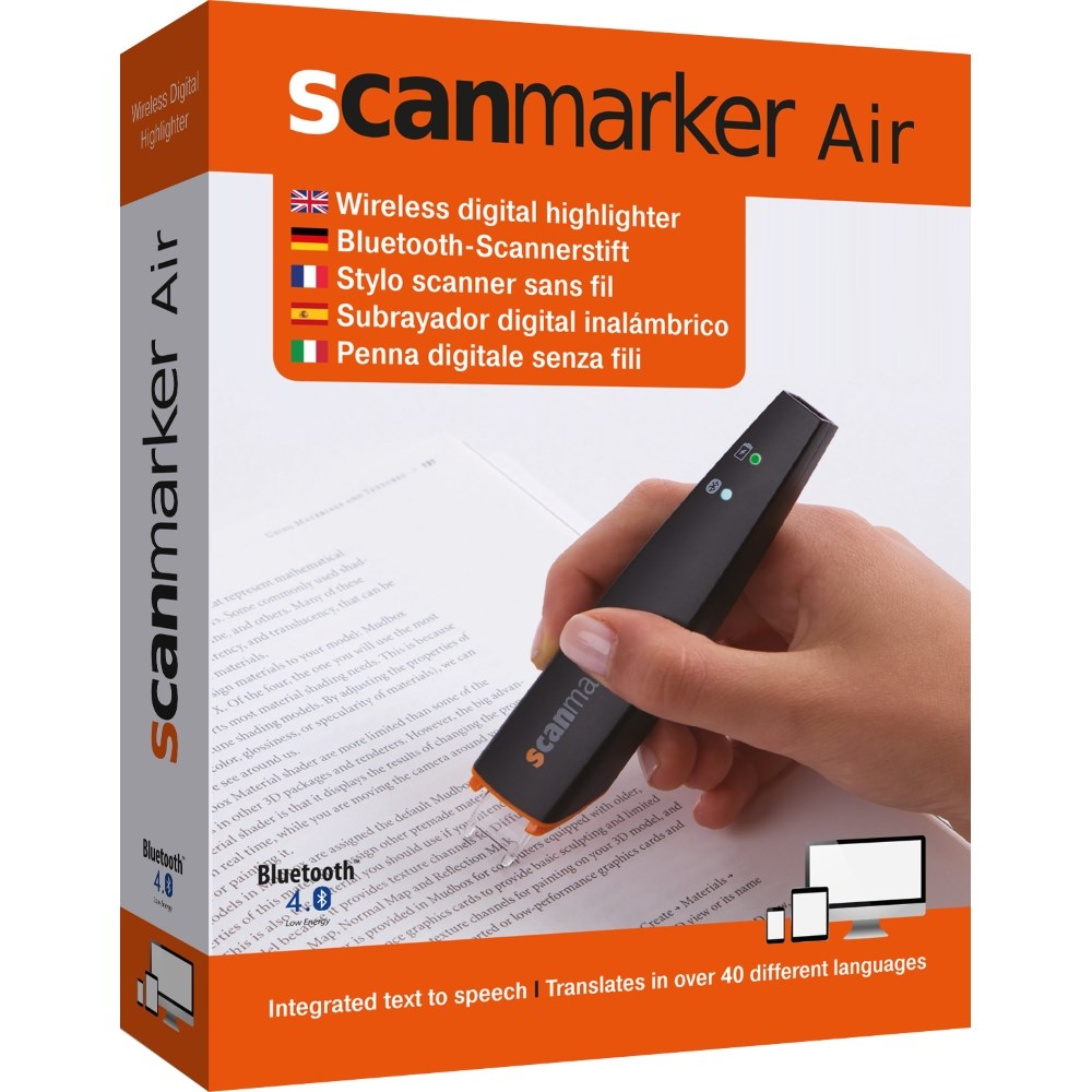 Scanmarker Air Bluetooth-Scannerstift inkl OCR Textübersetzung TR 